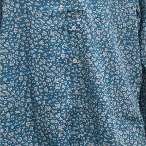 Floral Blue Men's Shirt